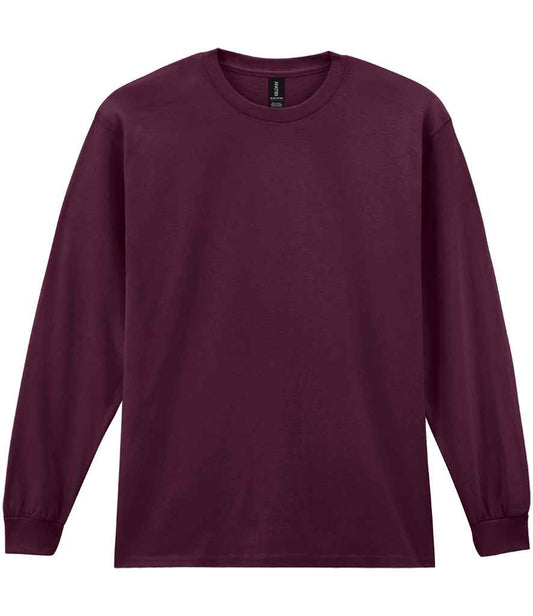 Gildan Ultra Cotton™ Long Sleeve T-Shirt - Maroon (GD14)
