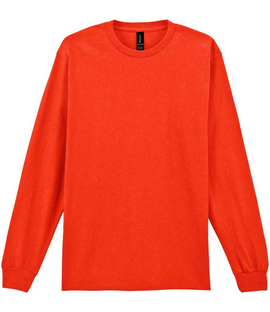 Gildan Ultra Cotton™ Long Sleeve T-Shirt - Orange (GD14)