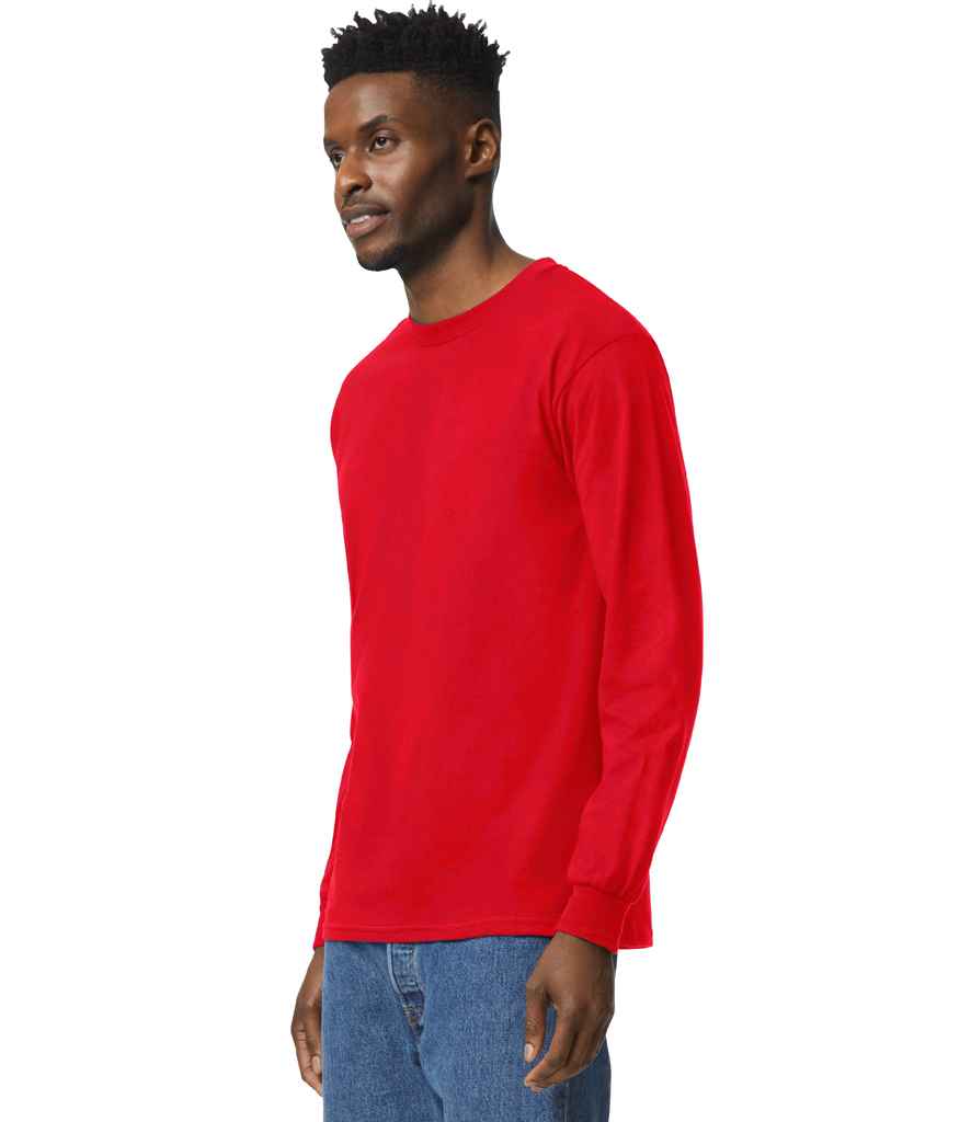 Gildan Ultra Cotton™ Long Sleeve T-Shirt - Red (GD14)