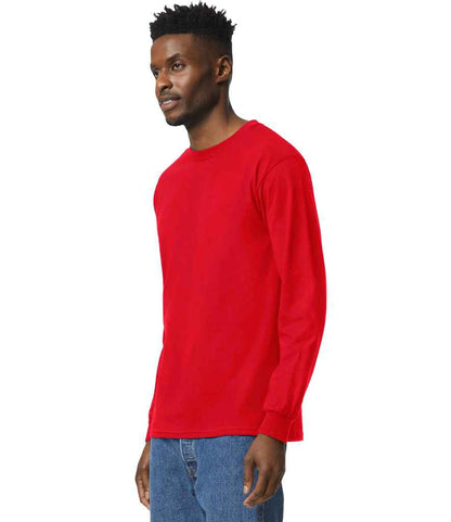 Gildan Ultra Cotton™ Long Sleeve T-Shirt - Red (GD14)