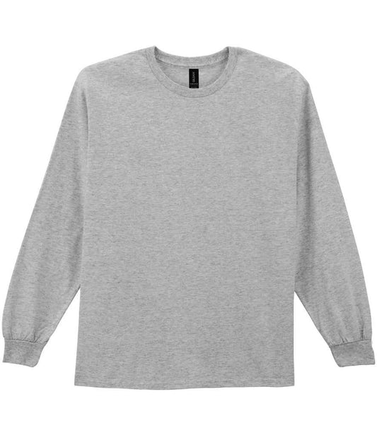 Gildan Ultra Cotton™ Long Sleeve T-Shirt - Sport Grey (GD14)