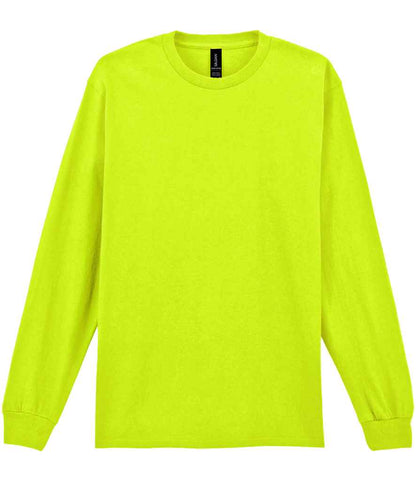 Gildan Ultra Cotton™ Long Sleeve T-Shirt - Safety Green (GD14)