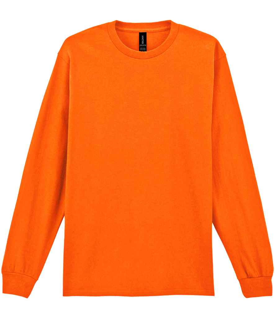 Gildan Ultra Cotton™ Long Sleeve T-Shirt - S Orange (GD14)
