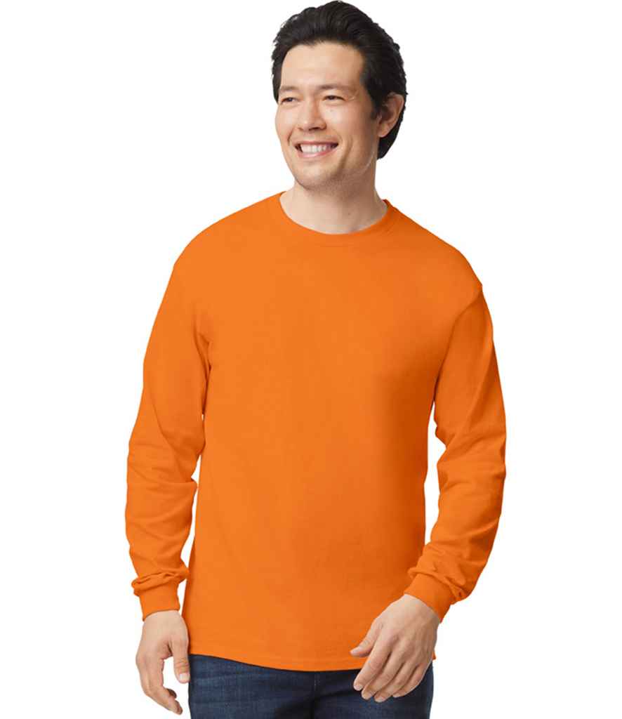 Gildan Ultra Cotton™ Long Sleeve T-Shirt - S Orange (GD14)