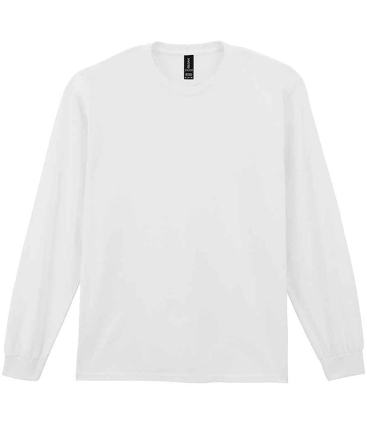Gildan Ultra Cotton™ Long Sleeve T-Shirt - White (GD14)