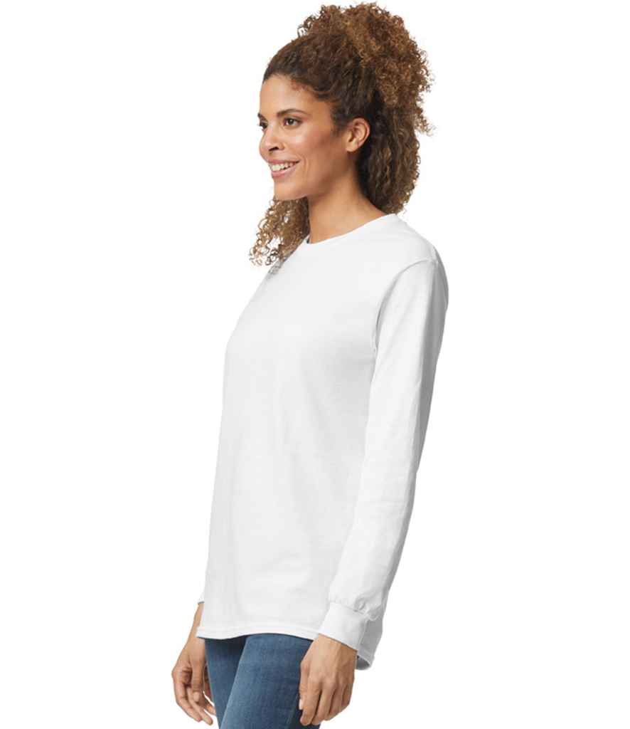 Gildan Ultra Cotton™ Long Sleeve T-Shirt - White (GD14)