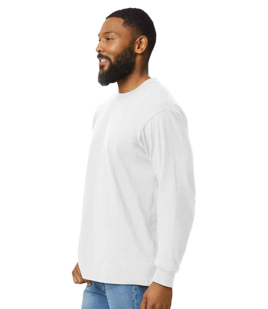 Gildan Hammer Heavyweight Long Sleeve T-Shirt - White (GD22)