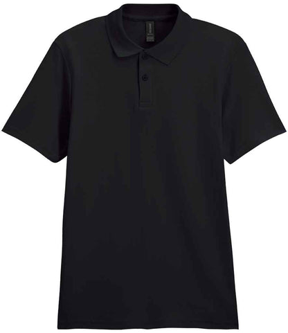 Gildan SoftStyle® Double Piqué Polo Shirt - Black (GD35)