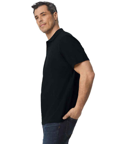 Gildan SoftStyle® Double Piqué Polo Shirt - Black (GD35)