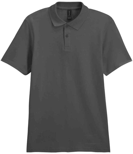 Gildan SoftStyle® Double Piqué Polo Shirt - Charcoal (GD35)