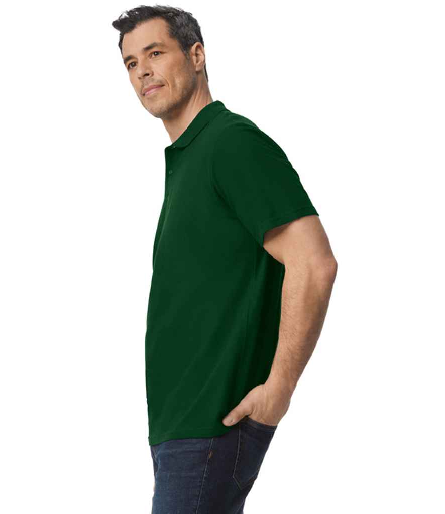 Gildan SoftStyle® Double Piqué Polo Shirt - Forest Green (GD35)
