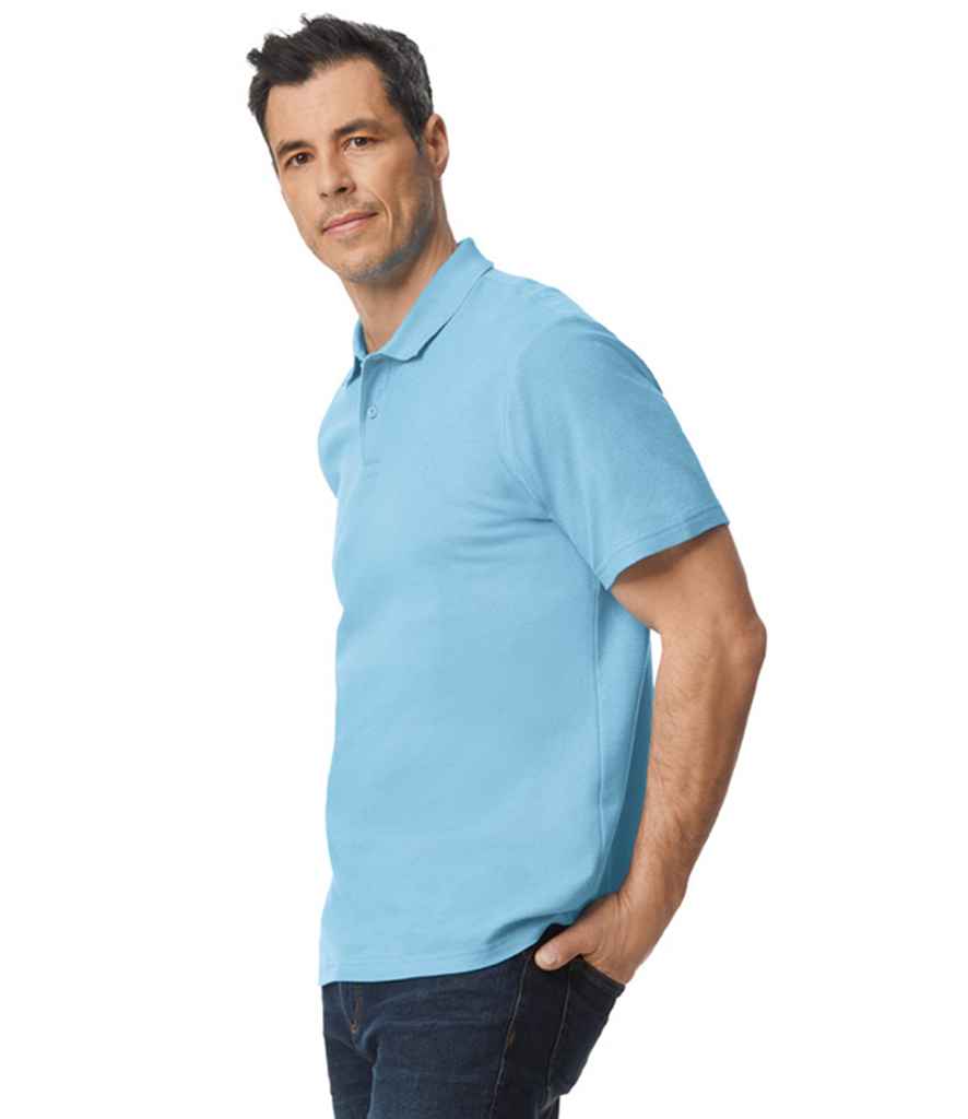 Gildan SoftStyle® Double Piqué Polo Shirt - Light Blue (GD35)