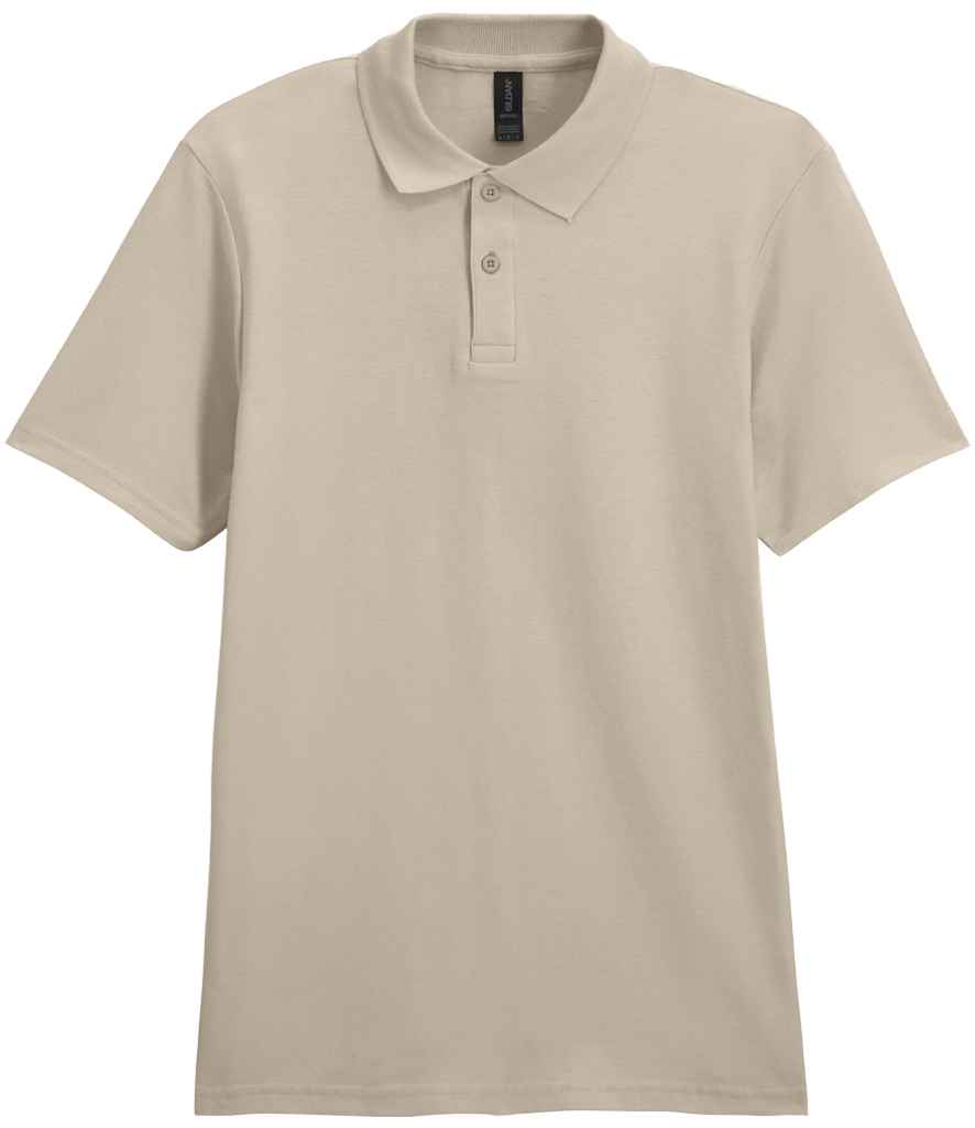 Gildan SoftStyle® Double Piqué Polo Shirt - Sand (GD35)