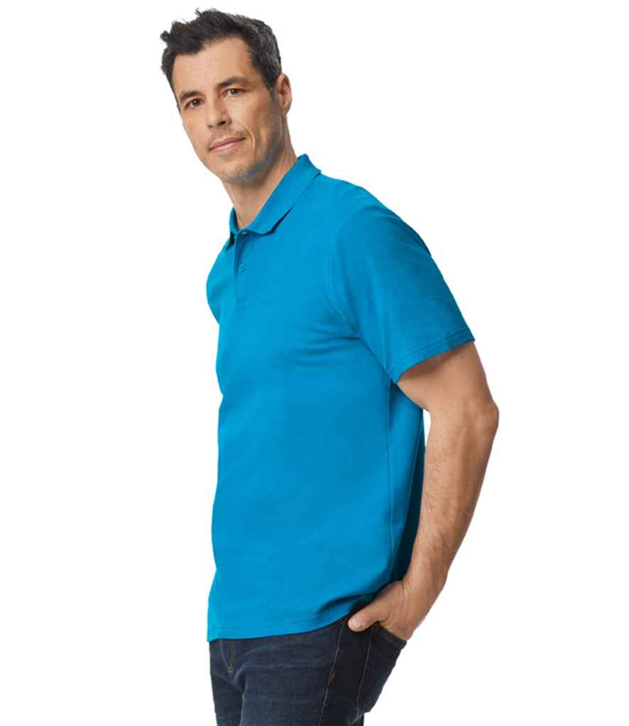 Gildan SoftStyle® Double Piqué Polo Shirt - Sapphire Blue (GD35)
