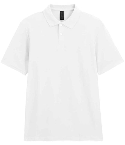 Gildan SoftStyle® Double Piqué Polo Shirt - White (GD35)