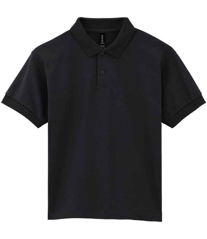Gildan Kids DryBlend® Jersey Polo Shirt - Black (GD40B)