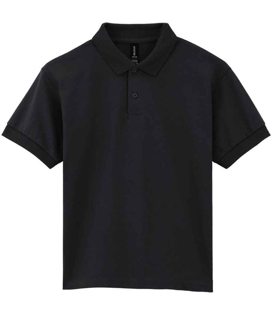 Gildan Kids DryBlend® Jersey Polo Shirt - Black (GD40B)