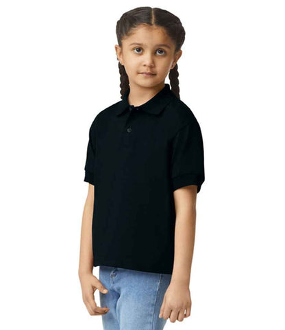 Gildan Kids DryBlend® Jersey Polo Shirt - Black (GD40B)