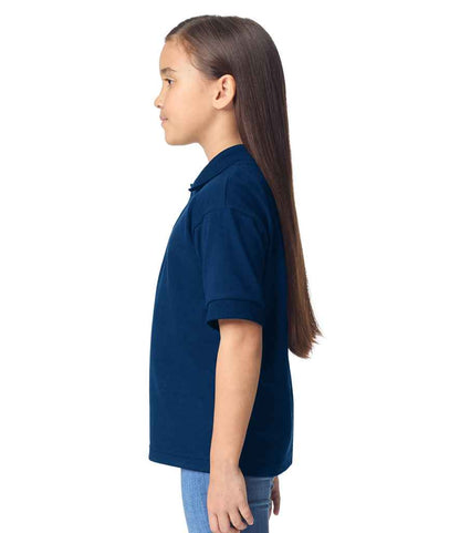 Gildan Kids DryBlend® Jersey Polo Shirt - Navy (GD40B)