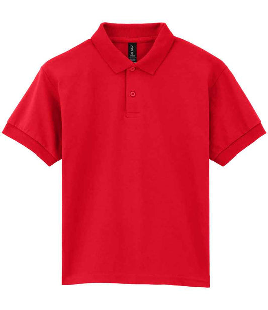 Gildan Kids DryBlend® Jersey Polo Shirt - Red (GD40B)