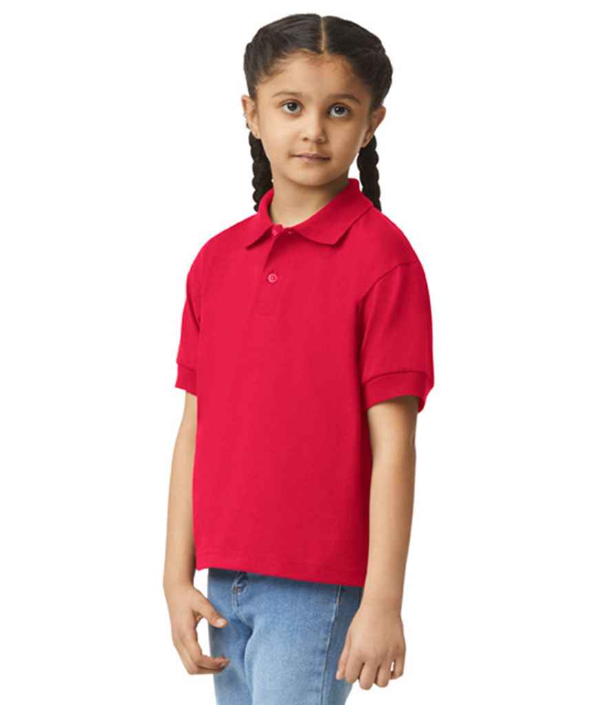 Gildan Kids DryBlend® Jersey Polo Shirt - Red (GD40B)