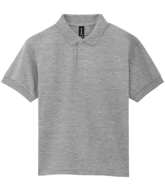 Gildan Kids DryBlend® Jersey Polo Shirt - Sport Grey (GD40B)