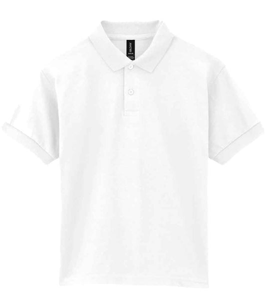 Gildan Kids DryBlend® Jersey Polo Shirt - White (GD40B)