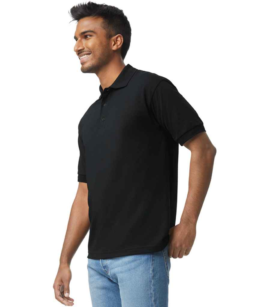 Gildan DryBlend® Jersey Polo Shirt - Black (GD40)