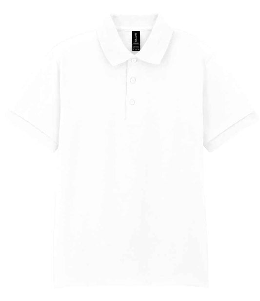 Gildan DryBlend® Jersey Polo Shirt - White (GD40)