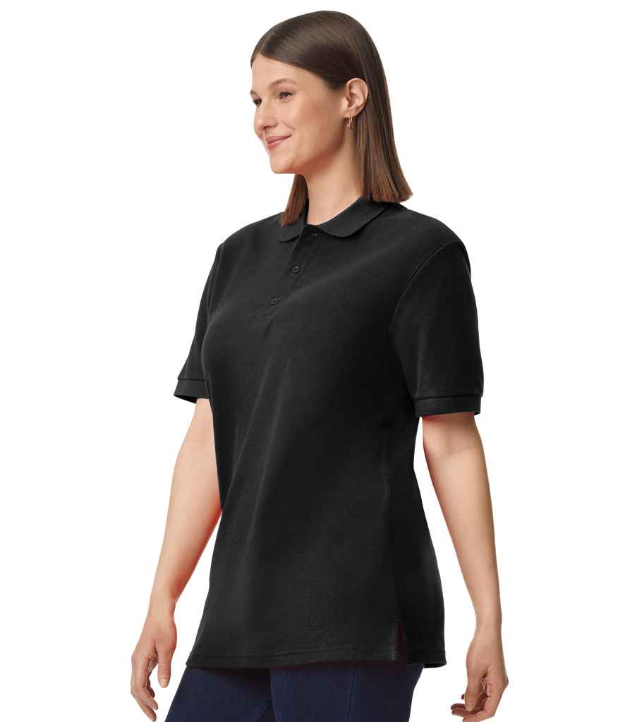 Gildan Hammer Piqué Polo Shirt - Black (GD43)