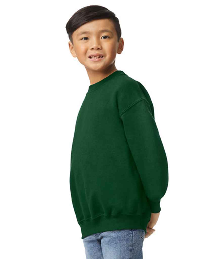 Gildan Kids Heavy Blend™ Drop Shoulder Sweatshirt - Forest Green (GD56B)