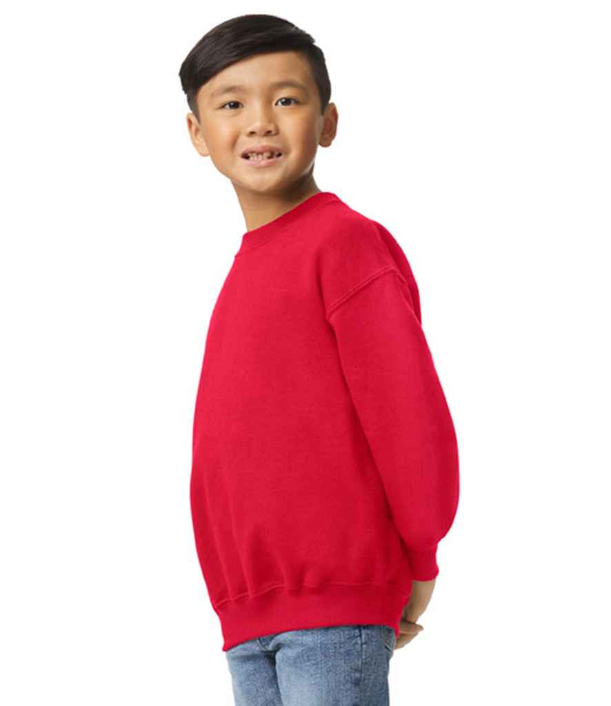 Gildan Kids Heavy Blend™ Drop Shoulder Sweatshirt - Red (GD56B)