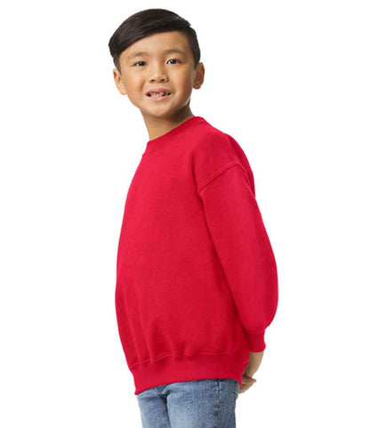 Gildan Kids Heavy Blend™ Drop Shoulder Sweatshirt - Red (GD56B)