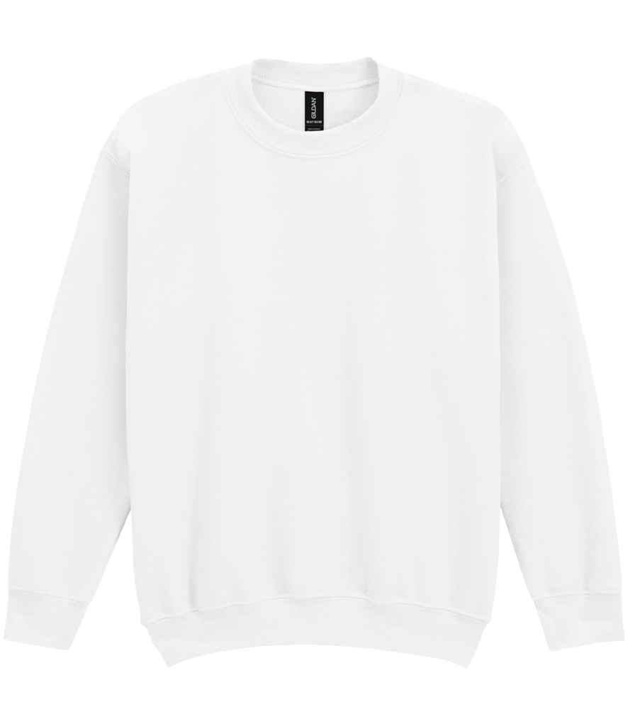 Gildan Kids Heavy Blend™ Drop Shoulder Sweatshirt - White (GD56B)