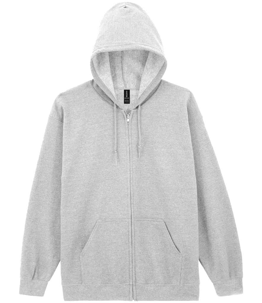 Gildan Heavy Blend™ Zip Hooded Sweatshirt - Ash (GD58)