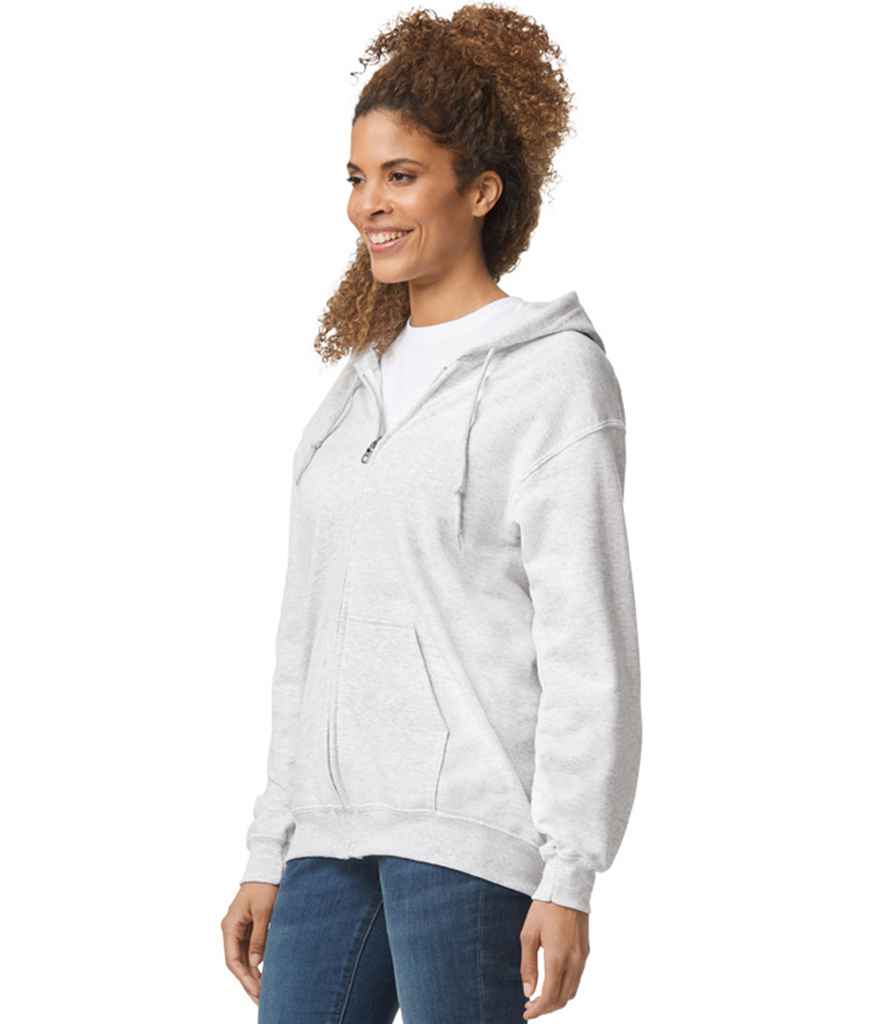 Gildan Heavy Blend™ Zip Hooded Sweatshirt - Ash (GD58)