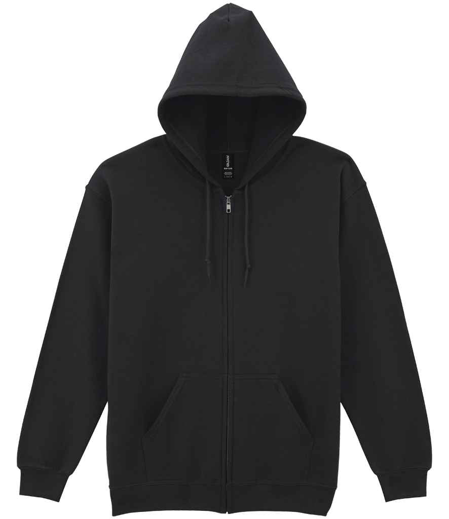 Gildan Heavy Blend™ Zip Hooded Sweatshirt - Black (GD58)