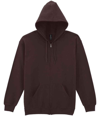 Gildan Heavy Blend™ Zip Hooded Sweatshirt - Dark Chocolate (GD58)