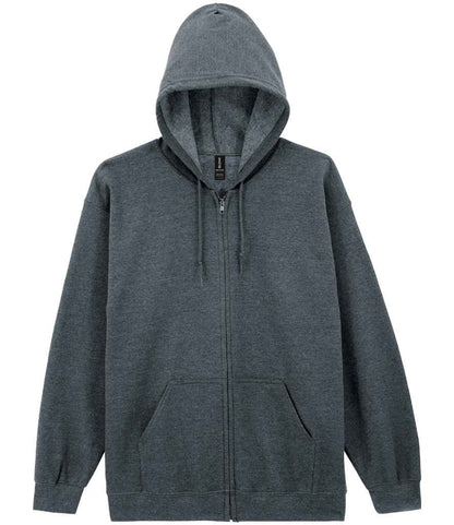 Gildan Heavy Blend™ Zip Hooded Sweatshirt - Dark Heather (GD58)