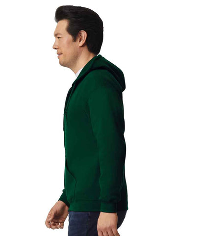 Gildan Heavy Blend™ Zip Hooded Sweatshirt - Forest Green (GD58)