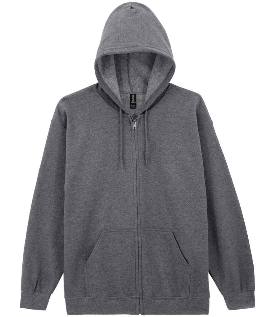 Gildan Heavy Blend™ Zip Hooded Sweatshirt - Graphite Heather (GD58)