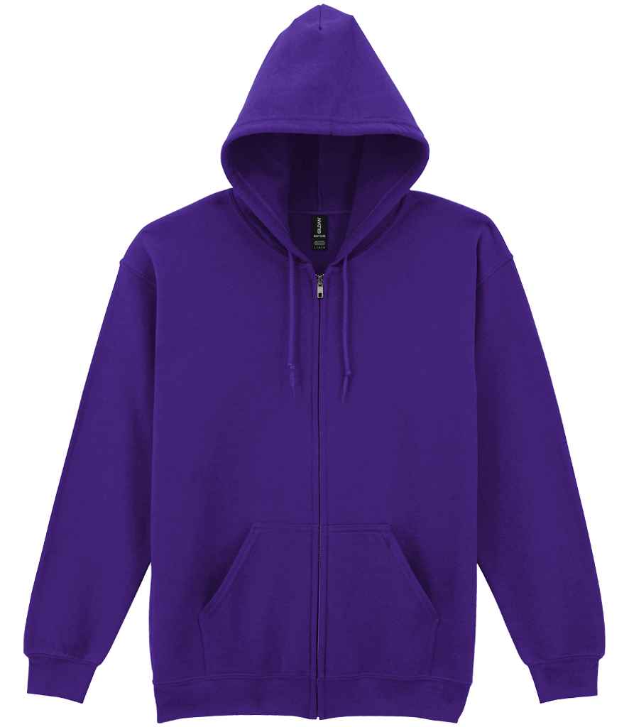 Gildan Heavy Blend™ Zip Hooded Sweatshirt - Purple (GD58)
