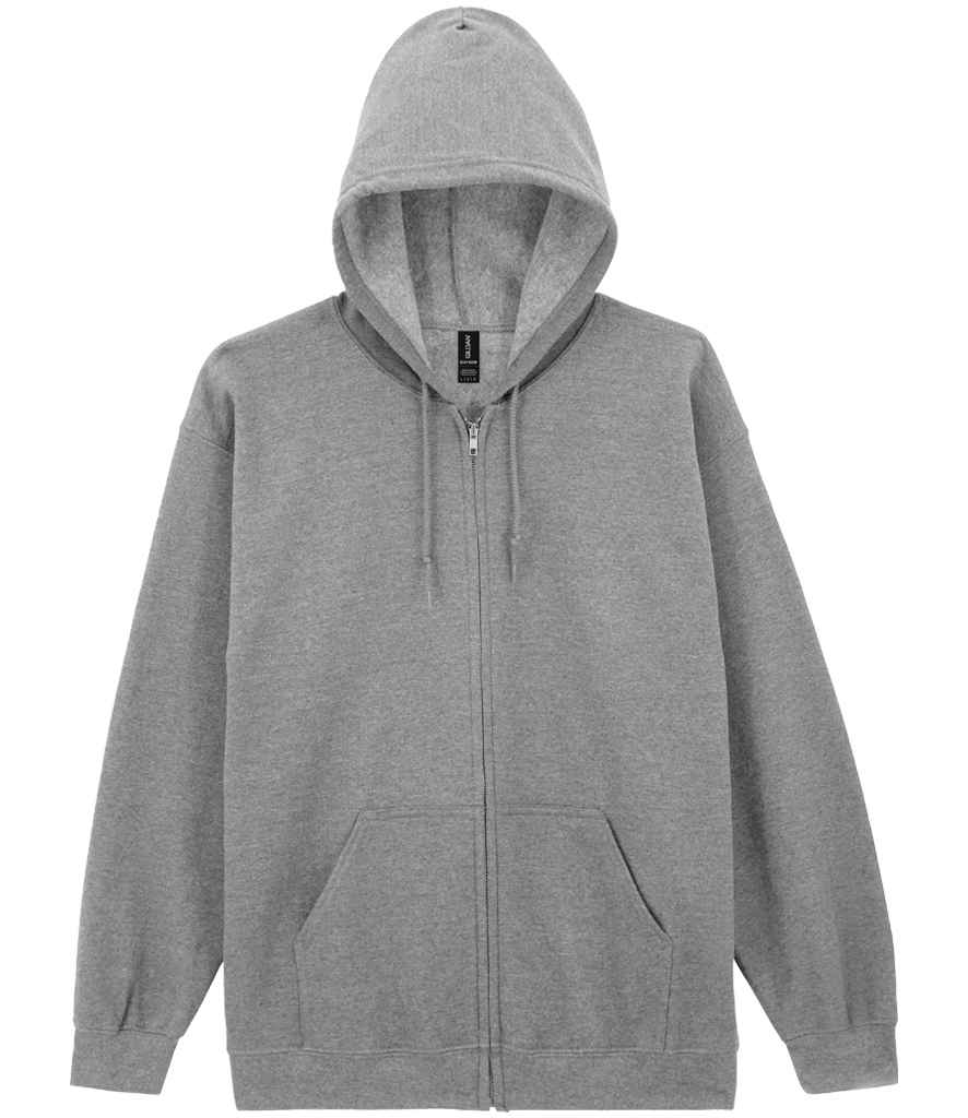 Gildan Heavy Blend™ Zip Hooded Sweatshirt - Sport Grey (GD58)