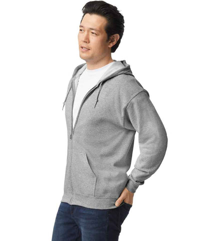 Gildan Heavy Blend™ Zip Hooded Sweatshirt - Sport Grey (GD58)