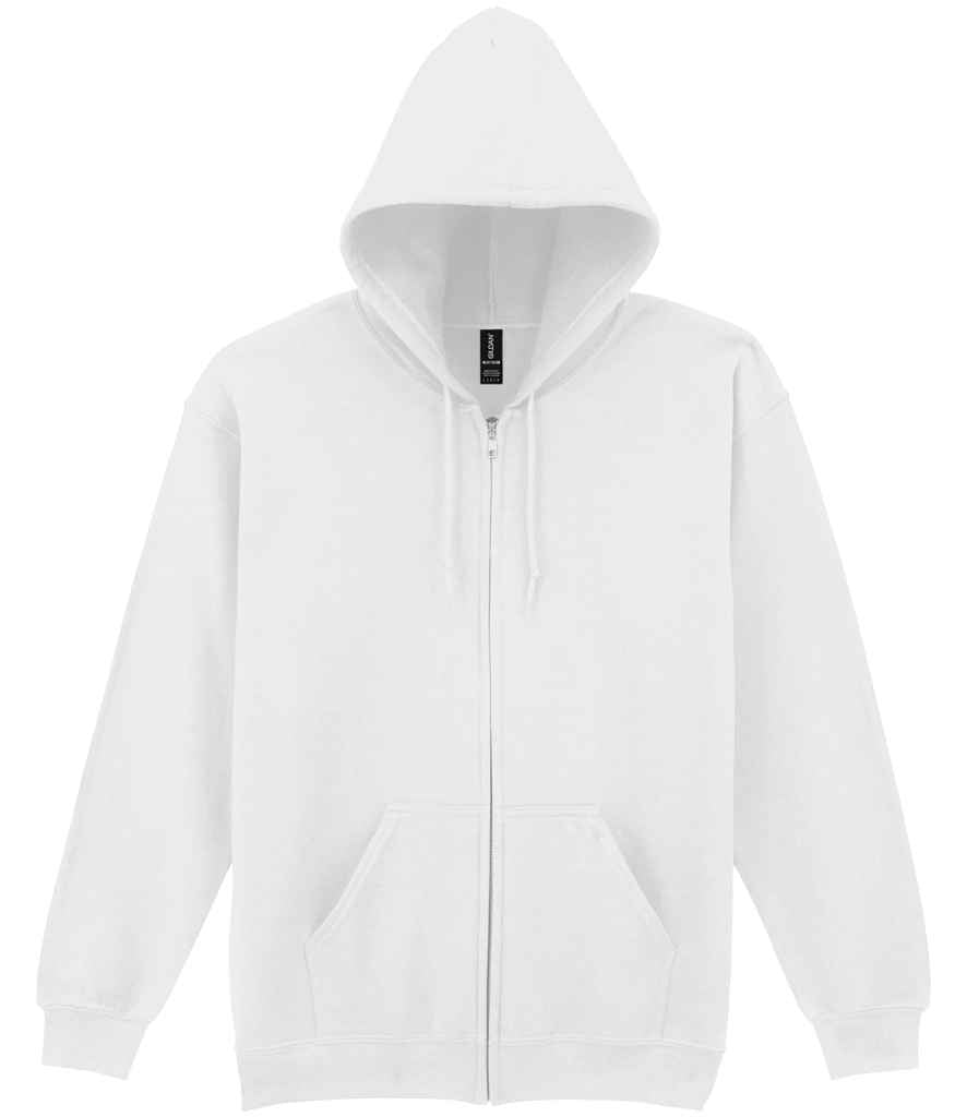 Gildan Heavy Blend™ Zip Hooded Sweatshirt - White (GD58)