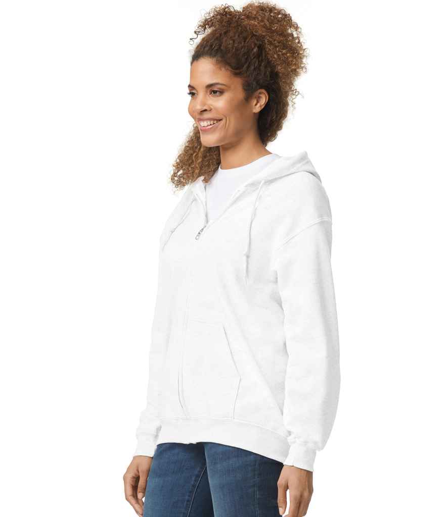 Gildan Heavy Blend™ Zip Hooded Sweatshirt - White (GD58)