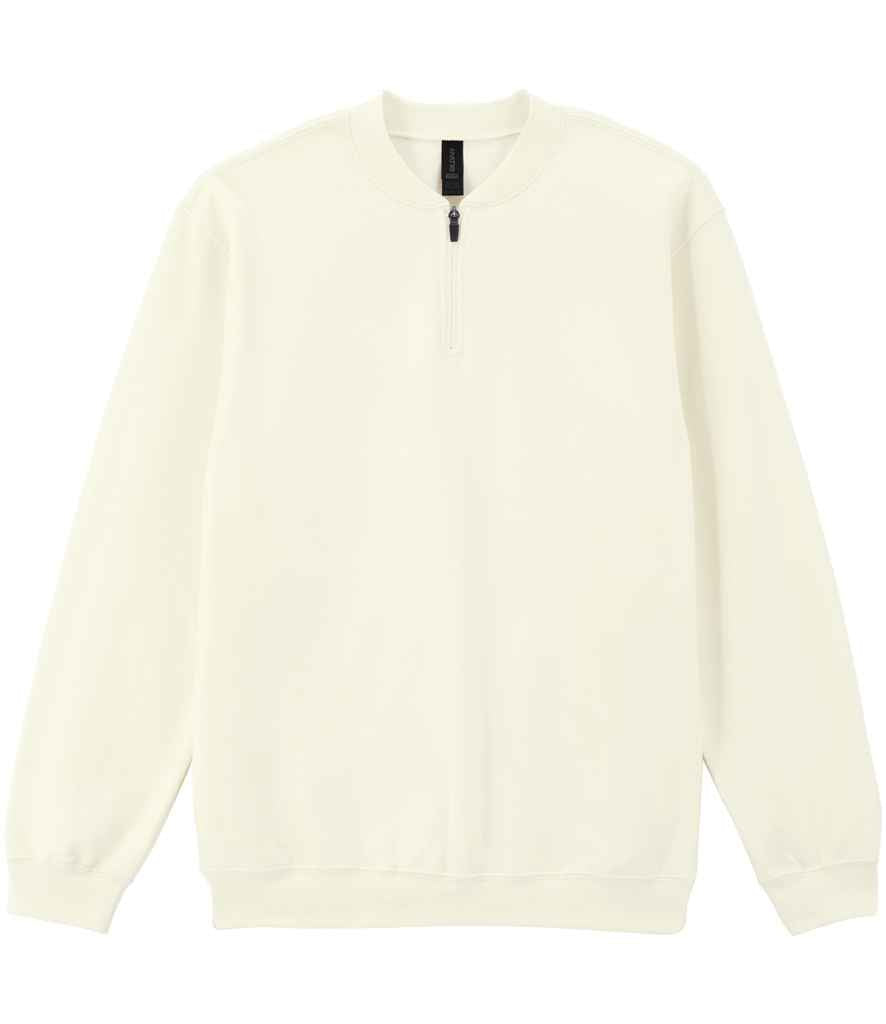 Gildan SoftStyle® Midweight Fleece 1/4 Zip Sweatshirt - Off White (GD612)