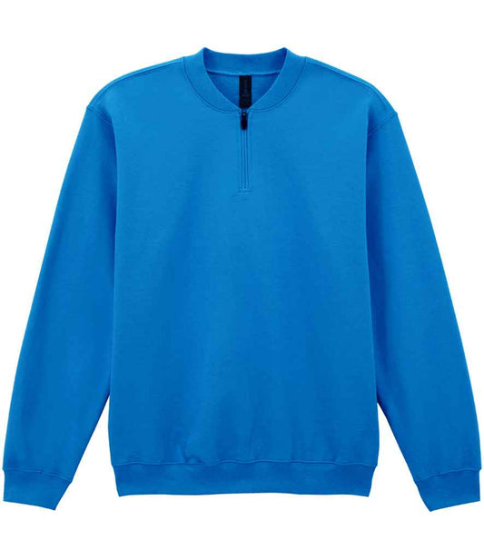 Gildan SoftStyle® Midweight Fleece 1/4 Zip Sweatshirt - Royal Blue (GD612)