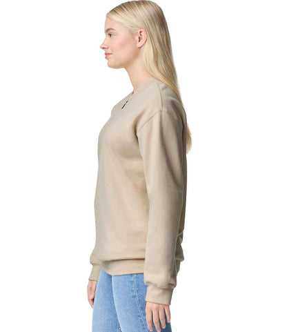 Gildan SoftStyle® Midweight Fleece 1/4 Zip Sweatshirt - Sand (GD612)