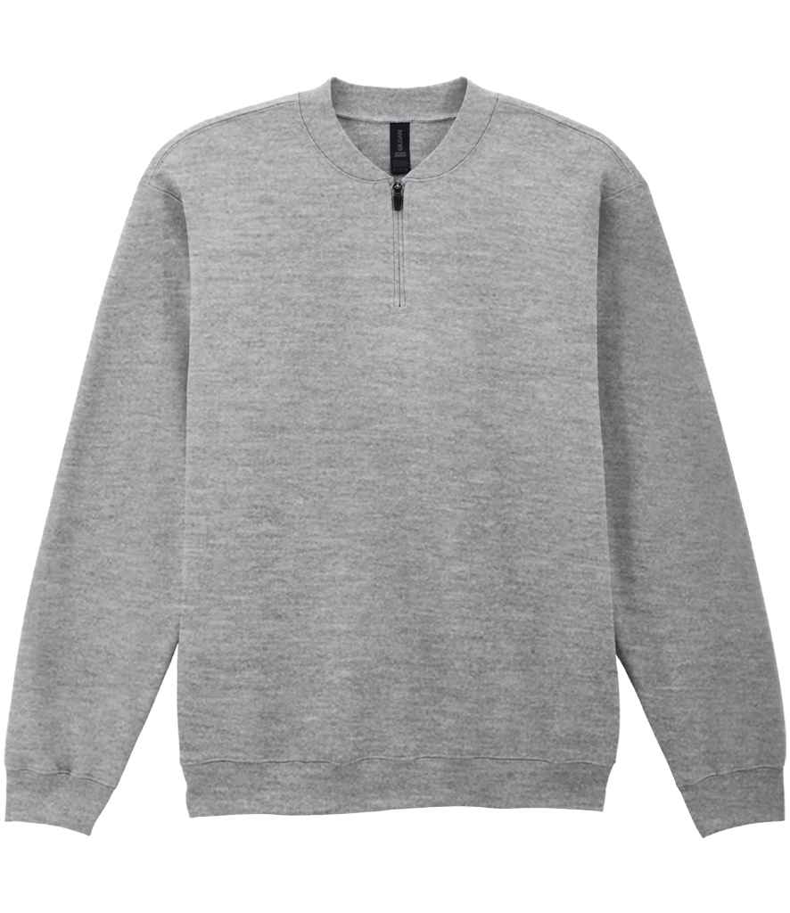 Gildan SoftStyle® Midweight Fleece 1/4 Zip Sweatshirt - Sport Grey (GD612)